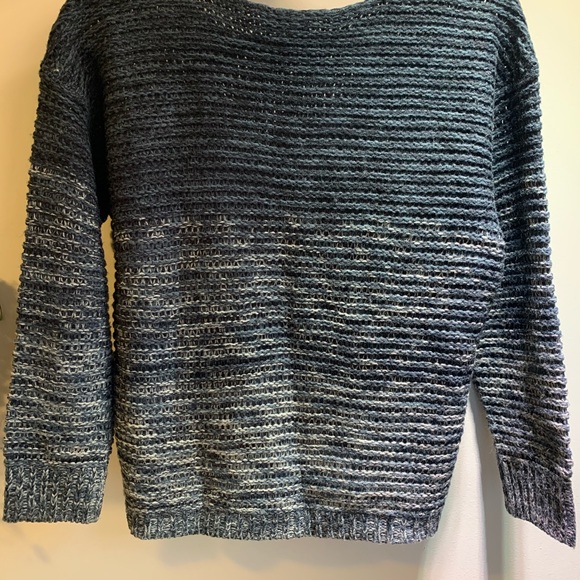 Quinn Blue Ombré Knitted Sweater - Picture 5 of 5